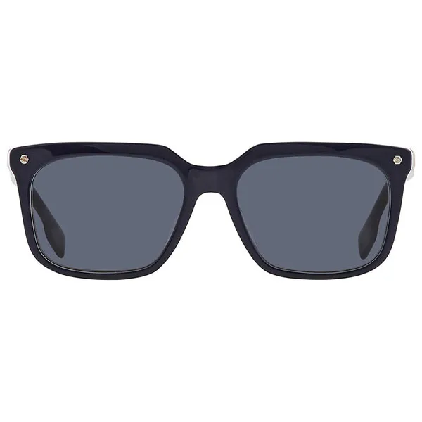 Kính Mát Nam Burberry Carnaby Dark Gray Square Men's Sunglasses BE4337F 379987 56 Màu Đen Xám