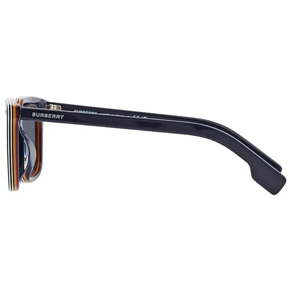 Kính Mát Nam Burberry Carnaby Dark Gray Square Men's Sunglasses BE4337F 379987 56 Màu Đen Xám