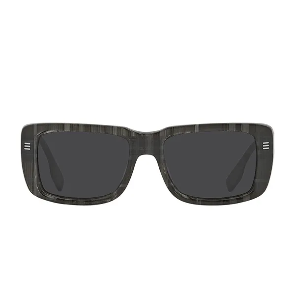 Kính Mát Nam Burberry Jarvis Dark Gray Rectangular Men's Sunglasses BE4376U 380487 55 Màu Xám Đen