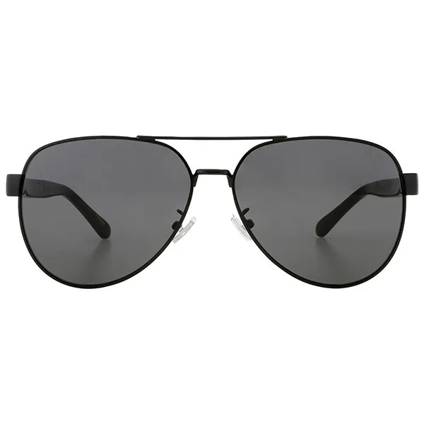 Kính Mát Nam Coach Dark Grey Pilot Men's Sunglasses HC7143 900387 61 Màu Đen Xám