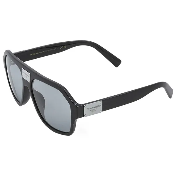 Kính Mát Nam Dolce & Gabbana D&G Grey Navigator Men's Sunglasses DG4433F 282087 58 Màu Đen Xám