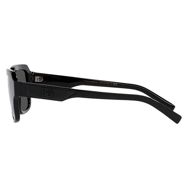 Kính Mát Nam Dolce & Gabbana D&G Dark Gray Square Men's Sunglasses DG4402F 501/87 52 Màu Đen Xám