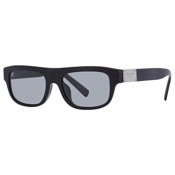 Kính Mát Nam Dolce & Gabbana D&G Dark Grey Browline Men's Sunglasses DG4432F 282087 52 Màu Đen Xám