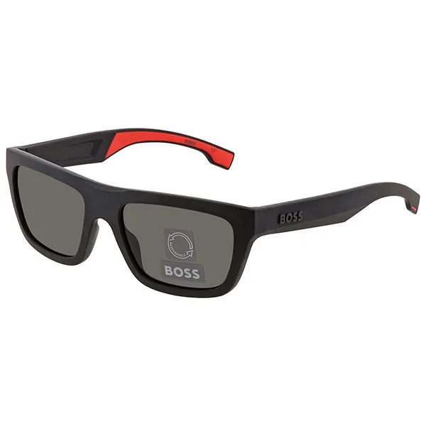 Kính Mát Nam Hugo Boss Polarized Grey Browline Men's Sunglasses BOSS 1450/S 0003/M9 57 Màu Đen - Kính mắt - Vua Hàng Hiệu