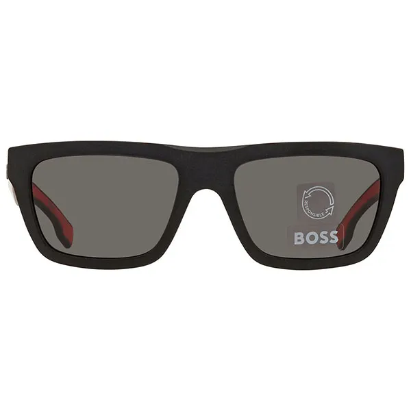 Kính Mát Nam Hugo Boss Polarized Grey Browline Men's Sunglasses BOSS 1450/S 0003/M9 57 Màu Đen - Kính mắt - Vua Hàng Hiệu