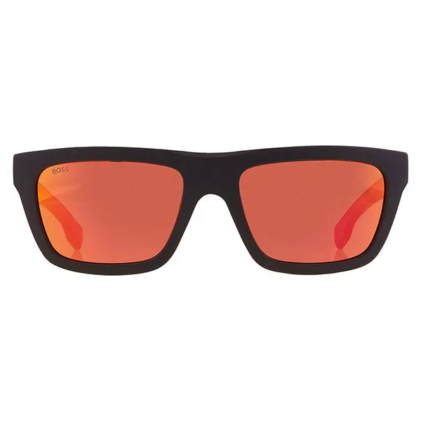 Kính Mát Nam Hugo Boss Red Multilayer Rectangular Men's Sunglasses BOSS 1450/S 0PGC/UZ 57 Màu Đỏ Cam - Kính mắt - Vua Hàng Hiệu
