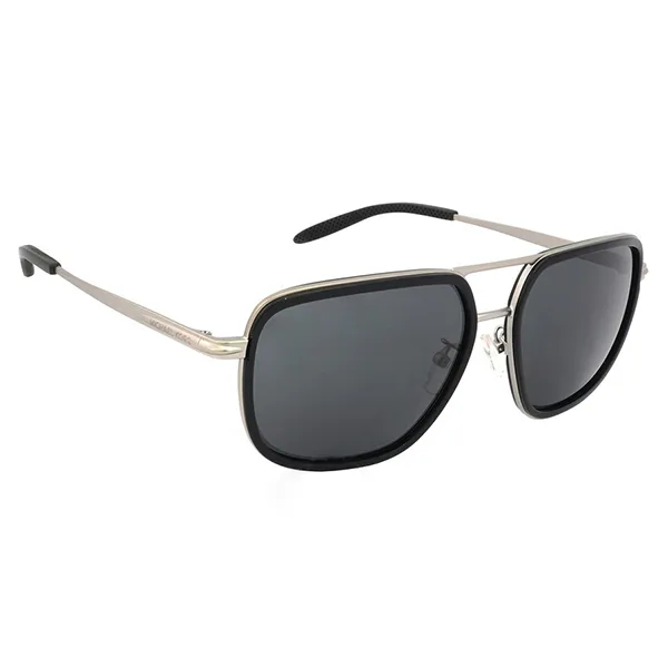 Kính Mát Nam Michael Kors MK Del Ray Grey Solid Rectangular Men's Sunglasses MK1110 120687 59 Màu Xám Bạc - Kính mắt - Vua Hàng Hiệu