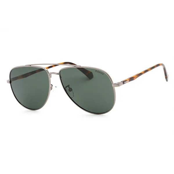 Kính Mát Nam Polaroid Core Green Pilot Men's Sunglasses PLD 2105/G/S 06LB/UC 62 Màu Xanh Green - Kính mắt - Vua Hàng Hiệu