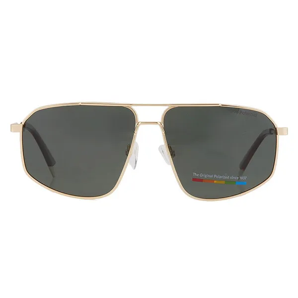 Kính Mát Nam Polaroid Core Green Polarized Aviator Men's Sunglasses PLD 4118/S/X 0AOZ/UC 59 Màu Xanh Vàng - Kính mắt - Vua Hàng Hiệu