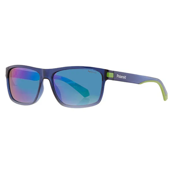 Kính Mát Nam Polaroid Core Polarized Blue Multichrome Rectangular Men's Sunglasses PLD 2121/S 01DC/5Z 58 Màu Xanh Blue - Kính mắt - Vua Hàng Hiệu