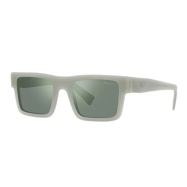 Kính Mát Nam Prada Green Mirror Internal Silver Rectangular Men's Sunglasses OPR 19WS TH904M 52 Màu Xanh