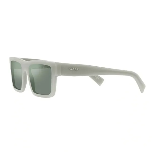 Kính Mát Nam Prada Green Mirror Internal Silver Rectangular Men's Sunglasses OPR 19WS TH904M 52 Màu Xanh