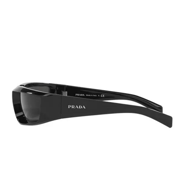 Kính Mát Nam Prada Wrap Men's Sunglasses PR 25YS 1AB5S0 63 Màu Xám Đen