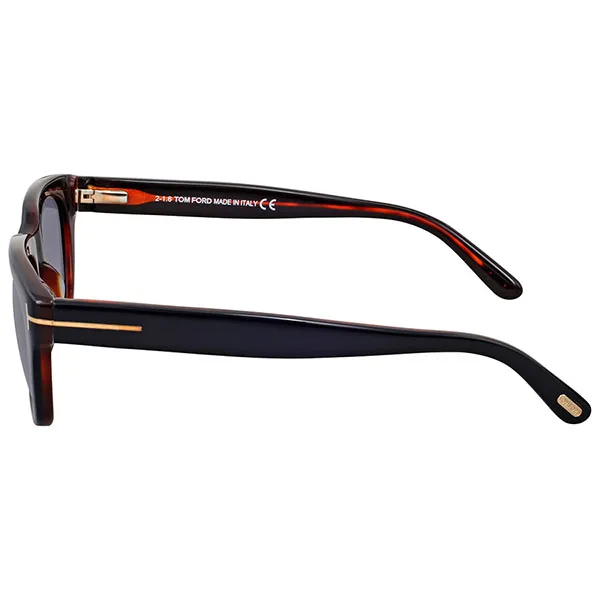 Kính Mát Nam Tom Ford Snowdon Smoke Gradient Square Men's Sunglasses FT0237 05B 50 Màu Xanh Đen - Kính mắt - Vua Hàng Hiệu