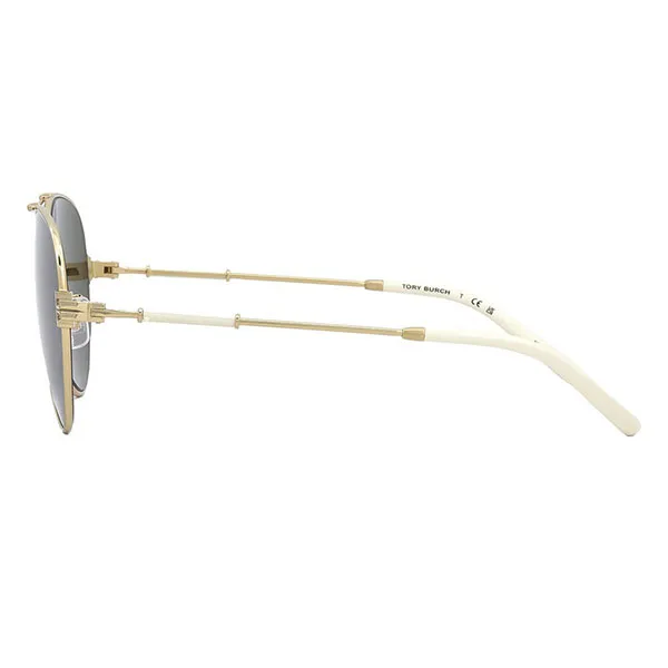 Kính Mát Nam Tory Burch Dark Green Pilot Men's Sunglasses TY6098 335171 58 Màu Xanh Green