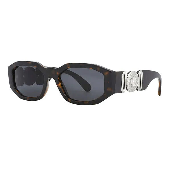 Kính Mắt Nam Versace Dark Grey Geometric Men's Sunglasses VE4361 542387 53 Màu Xám Đậm - Kính mắt - Vua Hàng Hiệu