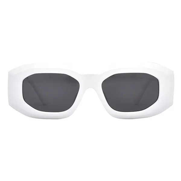 Kính Mát Nam Versace Dark Grey Irregular Men's Sunglasses VE4425U 543887 54 Màu Trắng