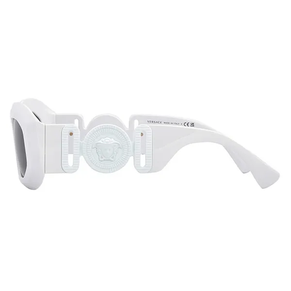 Kính Mát Nam Versace Dark Grey Irregular Men's Sunglasses VE4425U 543887 54 Màu Trắng