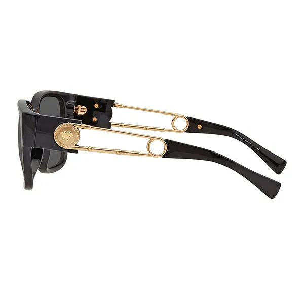 Kính Mát Nam Versace Dark Grey Rectangular Men's Sunglasses VE4412 GB1/87 57 Màu Xám Đậm