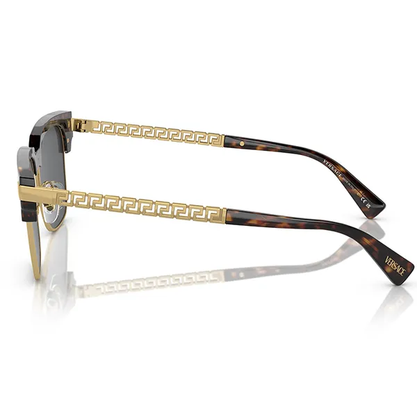 Kính Mát Nam Versace Dark Grey Square Men's Sunglasses VE4447 108/87 55 Màu Xám