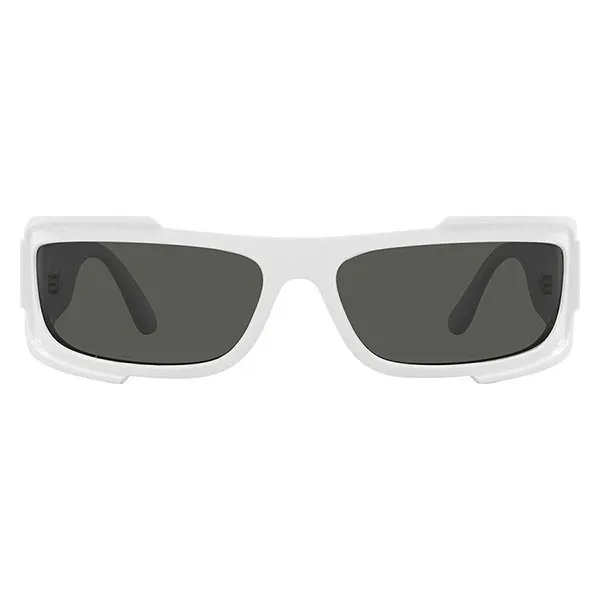 Kính Mát Nam Versace Dark Grey Wrap Men's Sunglasses VE4446 314/87 67 Màu Trắng Xám
