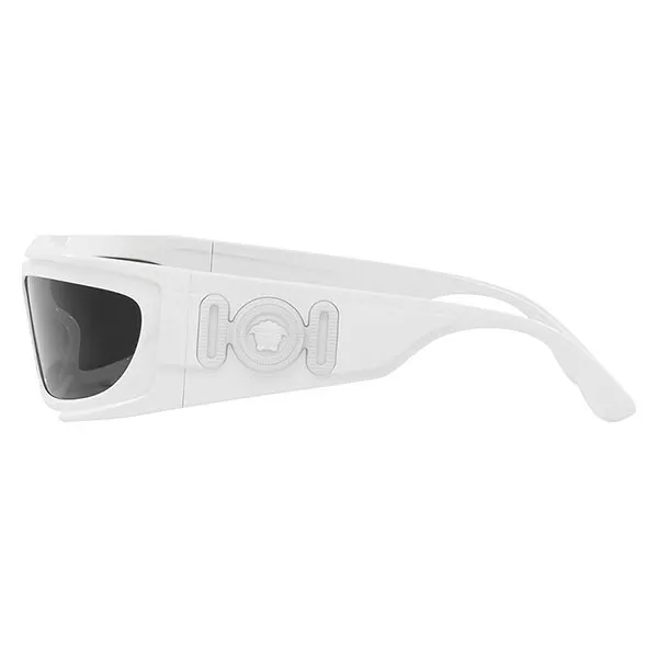 Kính Mát Nam Versace Dark Grey Wrap Men's Sunglasses VE4446 314/87 67 Màu Trắng Xám