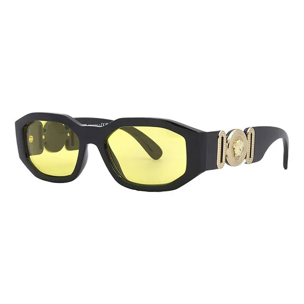 Kính Mắt Nam Versace Yellow Geometric Men's Sunglasses VE4361 GB1/85 53 Màu Vàng