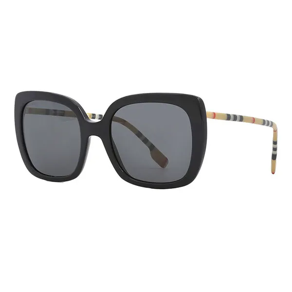 Kính Mát Nữ Burberry Caroll Grey Butterfly Ladies Sunglasses BE4323 385387 54 Màu Đen