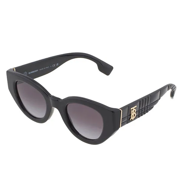 Kính Mát Nữ Burberry Meadow Grey Gradient Oval Ladies Sunglasses BE4390 30018G 47 Màu Đen Xám - Kính mắt - Vua Hàng Hiệu
