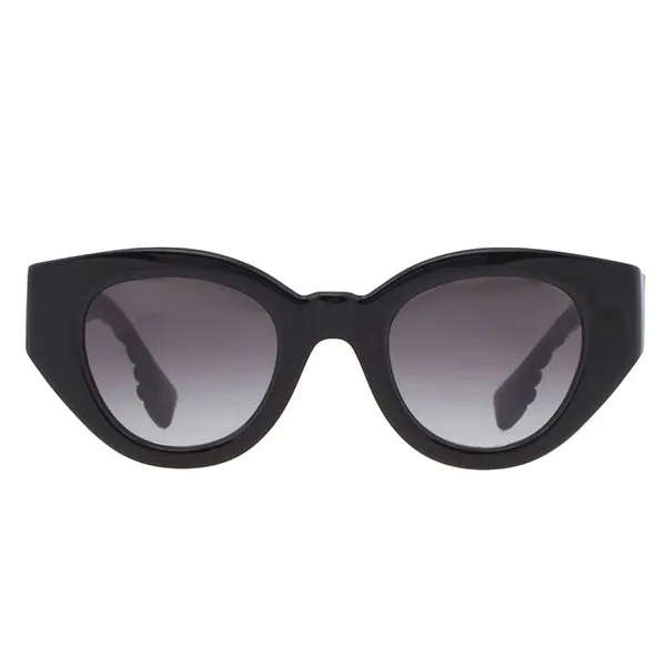 Kính Mát Nữ Burberry Meadow Grey Gradient Oval Ladies Sunglasses BE4390 30018G 47 Màu Đen Xám - Kính mắt - Vua Hàng Hiệu