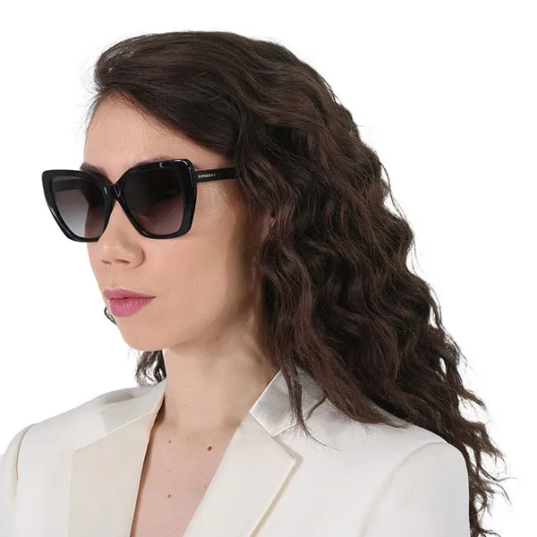 Kính Mát Nữ Burberry Tamsin Grey Gradient Butterfly Ladies Sunglasses BE4366 39808G 55 Màu Xám Gradient