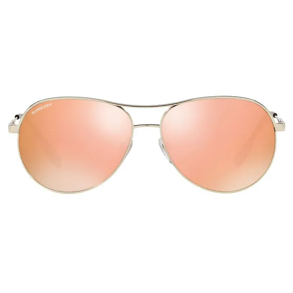 Kính Mát Nữ Burberry Tara BE3122 11097J Sunglasses Màu Vàng Nhạt