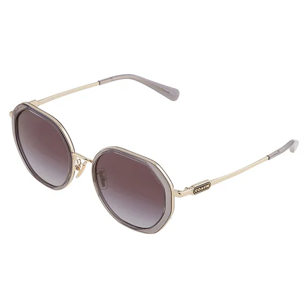 Kính Mát Nữ Coach Grey Gradient Geometric Ladies Sunglasses HC7141 90058G 54 Màu Xám
