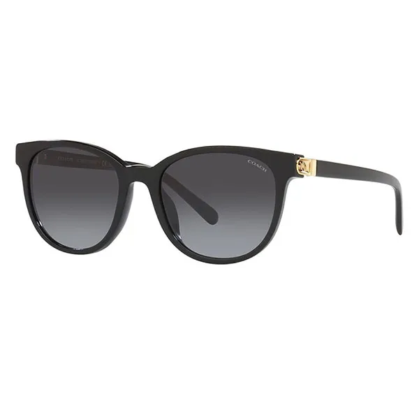 Kính Mát Nữ Coach Grey Gradient Oval Ladies Sunglasses HC8350U 50028G 54 Màu Xám Gradient