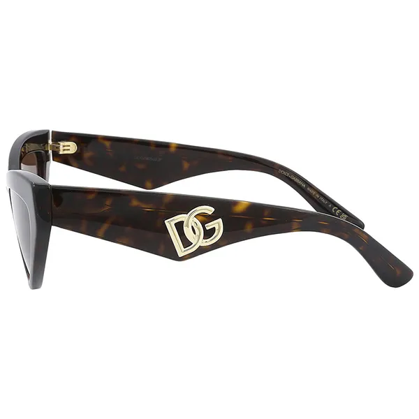 Kính Mát Nữ Dolce & Gabbana D&G Dark Brown Cat Eye Ladies Sunglasses DG4439 502/73 55 Màu Nâu