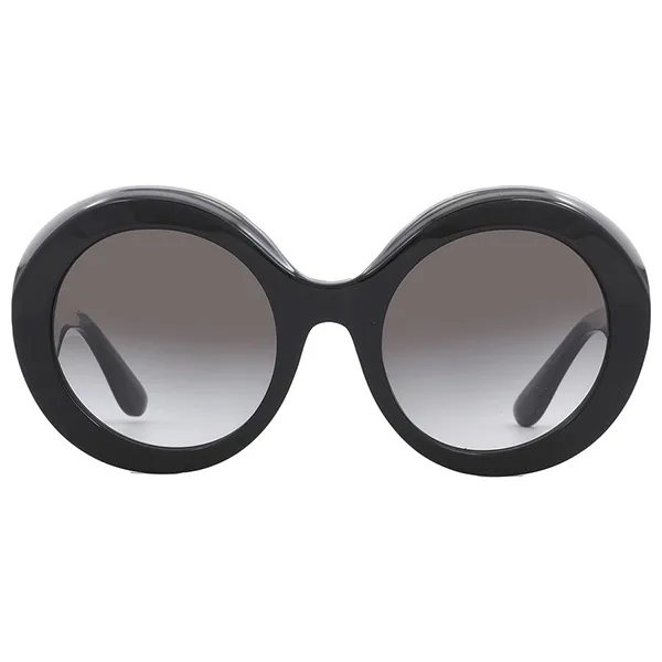 Kính Mát Nữ Dolce & Gabbana D&G Grey Gradient Round Ladies Sunglasses DG4418 32468G 53 Màu Đen Xám - Kính mắt - Vua Hàng Hiệu