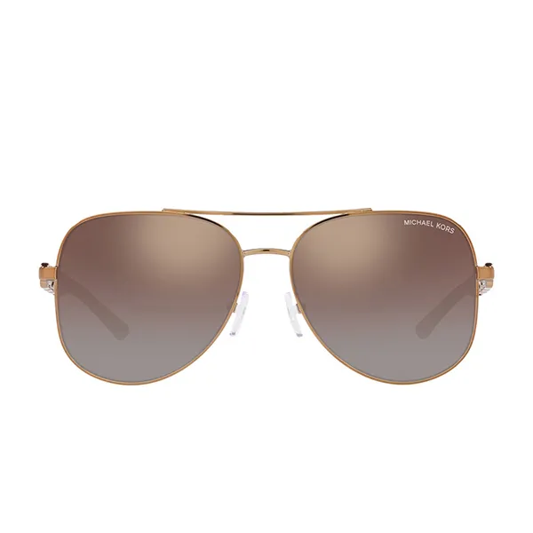 Kính Mát Nữ Michael Kors Chianti Caramel Silver Flash Pilot Sunglasses MK1121 12136K 58 Màu Nâu Caramel - Kính mắt - Vua Hàng Hiệu