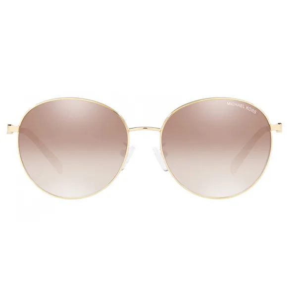 Kính Mát Nữ Michael Kors MK Alpine Husk Flash Gradient Round Ladies Sunglasses MK1119 10146U 57 Màu Vàng Hồng