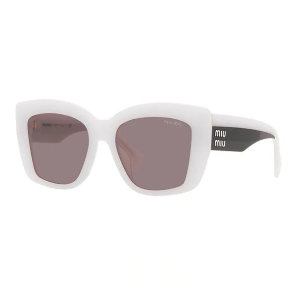 Kính Mát Nữ Miu Miu Sunglasses OMU 04WS 05X05P53 Màu Trắng - Kính mắt - Vua Hàng Hiệu