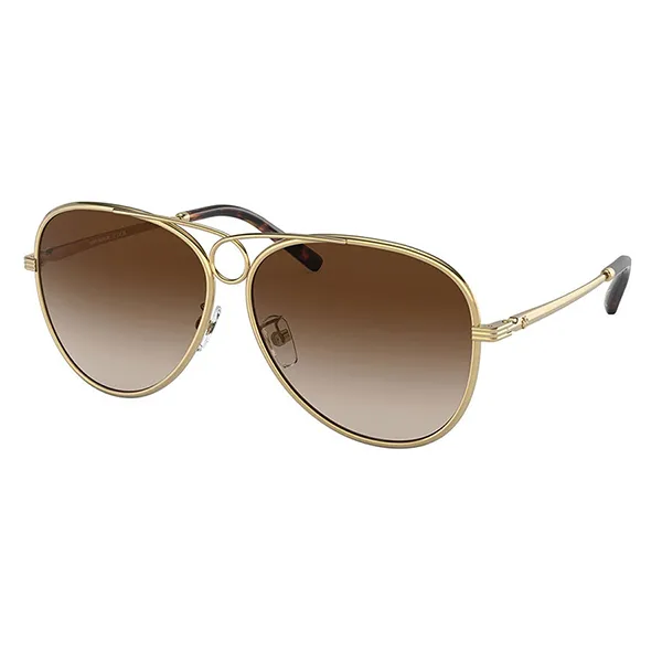 Kính Mát Nữ Tory Burch Brown Gradient Aviator Ladies Sunglasses TY6093 330413 59 Màu Nâu