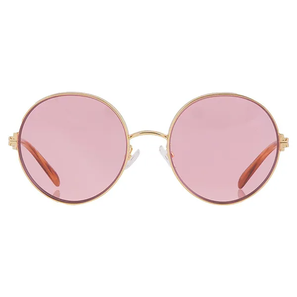 Kính Mát Nữ Tory Burch Pink Round Ladies Sunglasses TY6096 336084 54 Màu Hồng