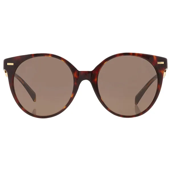 Kính Mát Nữ Versace Brown Oval Ladies Sunglasses VE4442 108/3 55 Màu Nâu - Kính mắt - Vua Hàng Hiệu