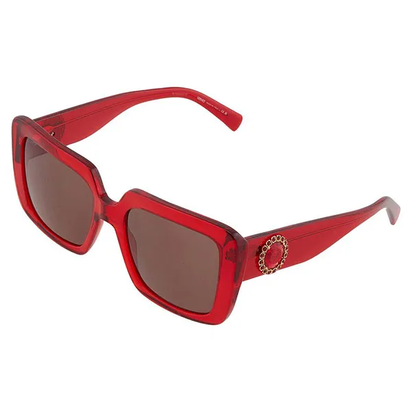 Kính Mát Nữ Versace Brown Shield Ladies Sunglasses VE4384B 528073 54 Màu Nâu Đỏ