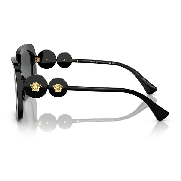 Kính Mát Nữ Versace Dark Grey Square Ladies Sunglasses VE4434 GB1/87 54 Màu Đen Xám