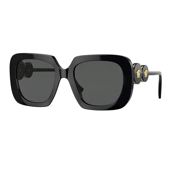 Kính Mát Nữ Versace Dark Grey Square Ladies Sunglasses VE4434 GB1/87 54 Màu Đen Xám