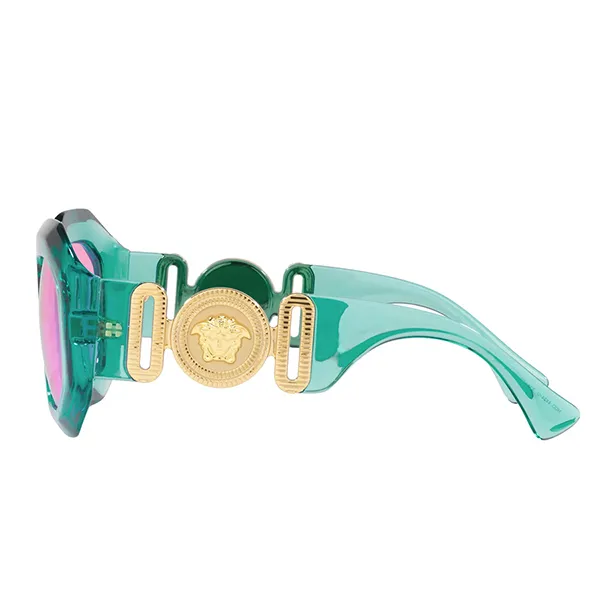 Kính Mát Nữ Versace Fuschia Geometric Sunglasses VE4424U 5361/5 56 Màu Hồng/Xanh