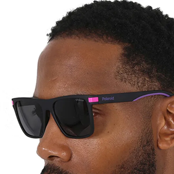 Kính Mát Polaroid Core Polarized Grey Square Sunglasses PLD 2128/S 0N6T/M9 55 Màu Đen Xám - Kính mắt - Vua Hàng Hiệu