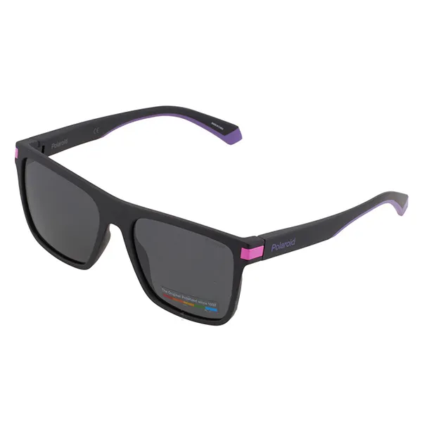 Kính Mát Polaroid Core Polarized Grey Square Sunglasses PLD 2128/S 0N6T/M9 55 Màu Đen Xám - Kính mắt - Vua Hàng Hiệu
