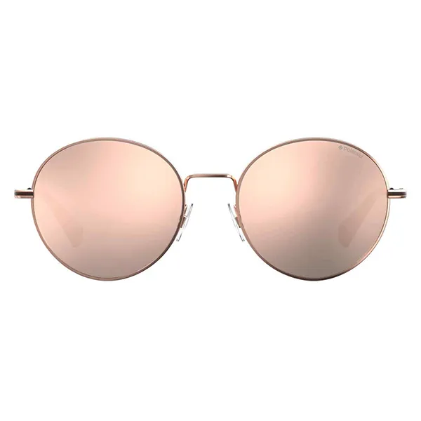 Kính Mát Polaroid Core Polarized Rose Gold Mirror Round Sunglasses PLD 6105/S/X 0210/JQ 53 Màu Vàng Hồng - Kính mắt - Vua Hàng Hiệu