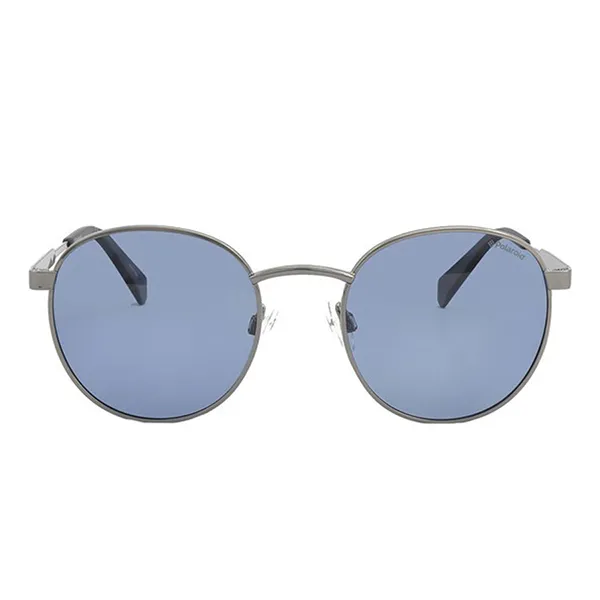 Kính Mát Polaroid Polarized Blue Mirrror Round Sunglasses PLD 2053/S 0PJP/00 51 Màu Xanh - Kính mắt - Vua Hàng Hiệu